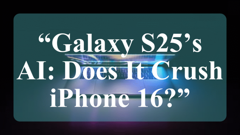 Galaxy S25’s AI Features Spark Debate Over Apple’s iPhone Edge