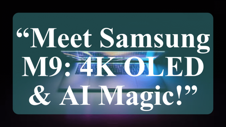 Samsung M9 Smart Monitor Launched in India with AI-Powered 4K QD-OLED Display